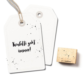 Cats on Appletrees - houten stempel - Confetti (2405)