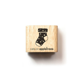 Cats on Appletrees - houten stempel - It's a boy! & Baby socks & Little Confetti