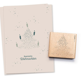 Cats on Appletrees - houten stempel - Confetti Tree (27594)
