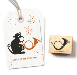 Cats on Appletrees - houten stempel - Horn (27405)
