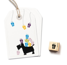 Cats on Appletrees - houten stempel - Present Narrow (2323)