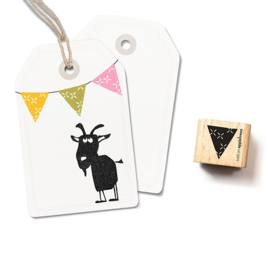 Cats on Appletrees - houten stempel - Pennant Crosses (2253)