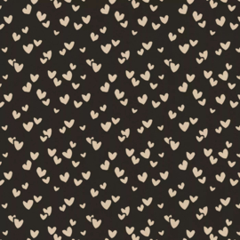 Cadeaupapier Flowers Leaves Hearts Natural