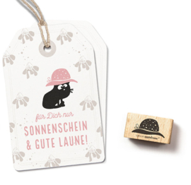 Cats on Appletrees - houten stempel - Hat (27285)