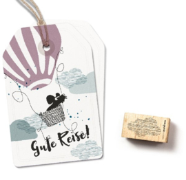 Cats on Appletrees - houten stempel - Cloud lines (2660)