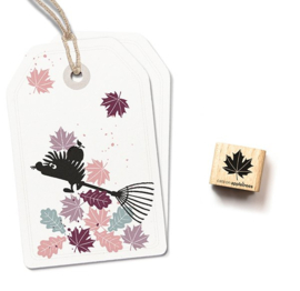 Cats on Appletrees - houten stempel - Maple Leaf (27361)