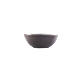 Borrelplank | Serveerplank | Hapjesplank met WateR schaaltjes Taupe en Wit 12 cm