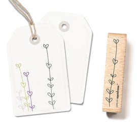 Cats on Appletrees - houten stempel - Plant 6 (2217)