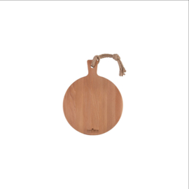 Borrelplank | Serveerplank | Hapjesplank met WateR schaaltjes Taupe en Wit 12 cm