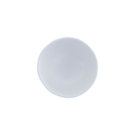Borrelplank | Serveerplank | Hapjesplank met WateR schaaltjes Taupe en Wit 12 cm