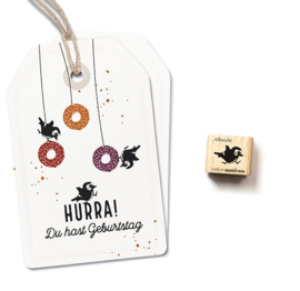 Cats on Appletrees - houten stempel - Albrecht the Bird (27329)