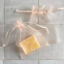 Organza zakje - Champagne
