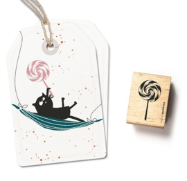 Cats on Appletrees - houten stempel - Lolly (27390)