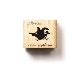 Cats on Appletrees - houten stempel - Albrecht the Bird (27329)