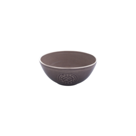 Borrelplank | Serveerplank | Hapjesplank met WateR schaaltjes Taupe en Wit 12 cm