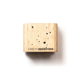 Cats on Appletrees - houten stempel - Little Confetti (27283)