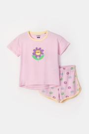 Woody | Meisjes-Dames Pyjama, lichtroze