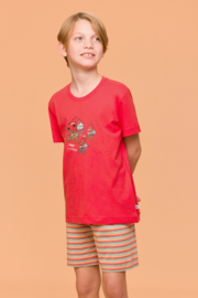 Woody | Jongens-Heren Pyjama, rood