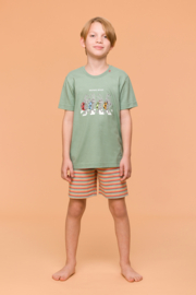 Woody | Jongens-Heren Pyjama, groen