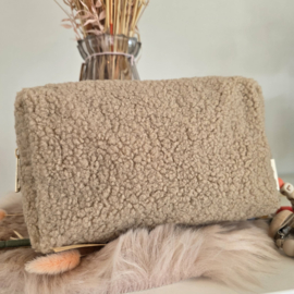 Toilettas teddy met opschrift