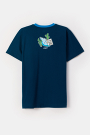 Woody | Jongens-Heren Pyjama, donkerblauw