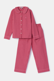 Woody | Meisjes-Dames Pyjama, roze ruitje