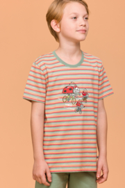Woody | Jongens-Heren Pyjama, multicolor streep