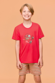 Woody | Jongens-Heren Pyjama, rood