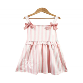 Roze lijntjes | jurk
