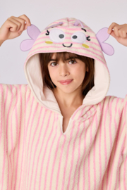 Woody | Poncho, roze streep