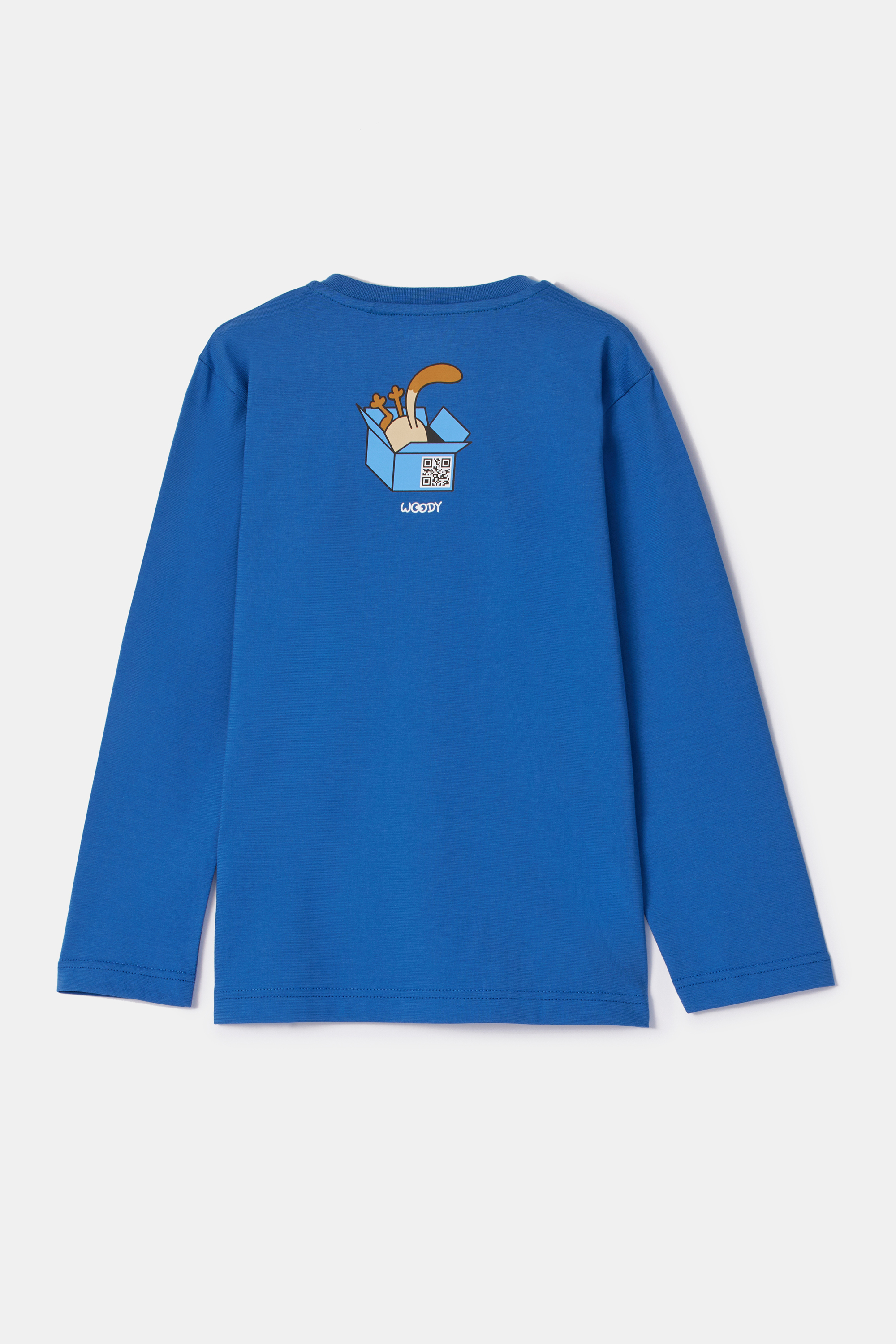 Woody | Jongens-Heren Pyjama, donkerblauw