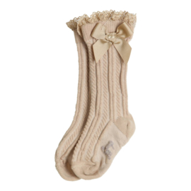 Gymp | Knee socks kite beige