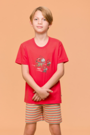 Woody | Jongens-Heren Pyjama, rood