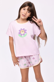 Woody | Meisjes-Dames Pyjama, lichtroze