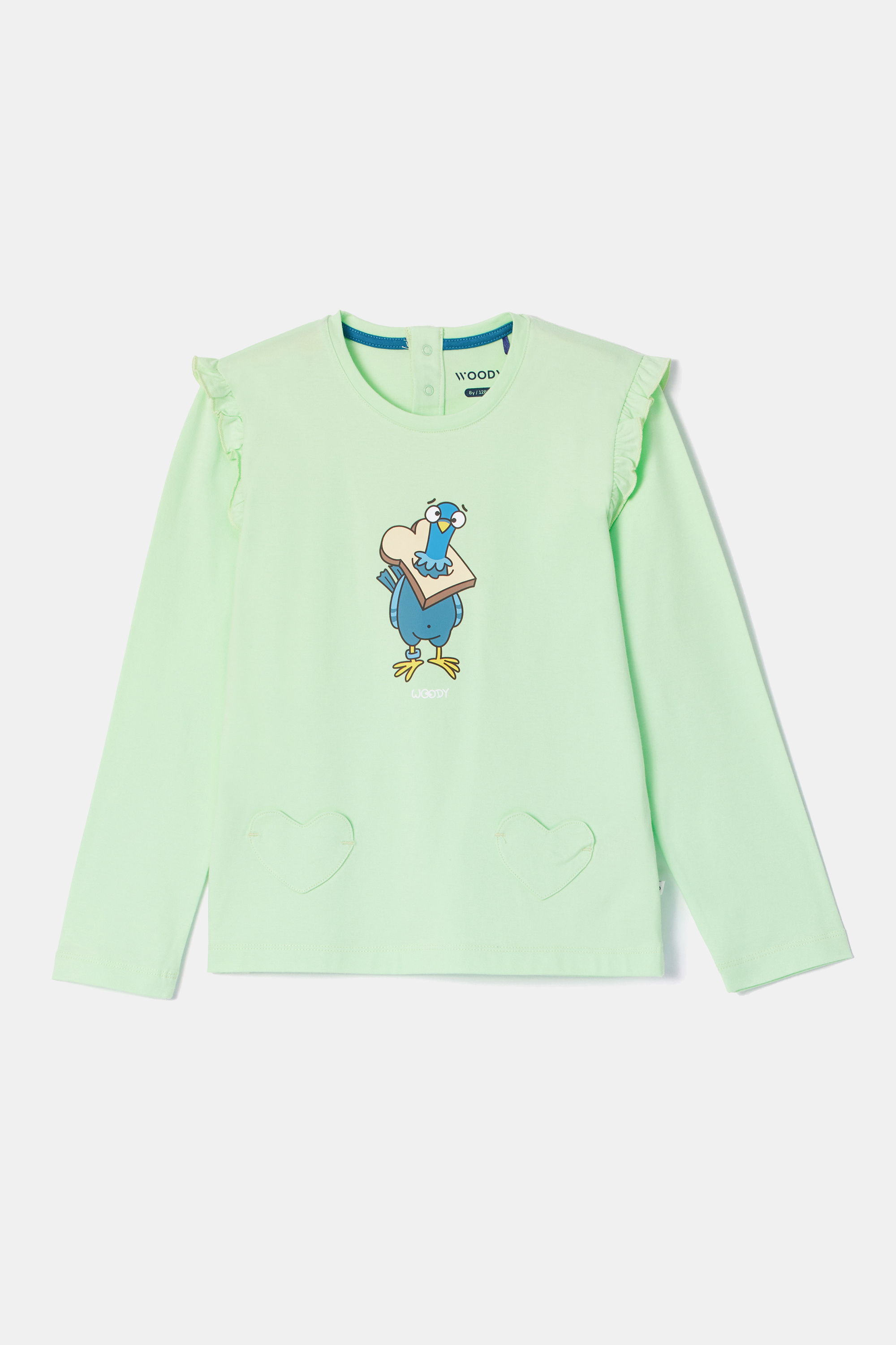 Woody | Meisjes-Dames Pyjama, groen