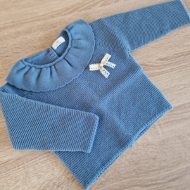 Be Chic | Knitted trui blauw