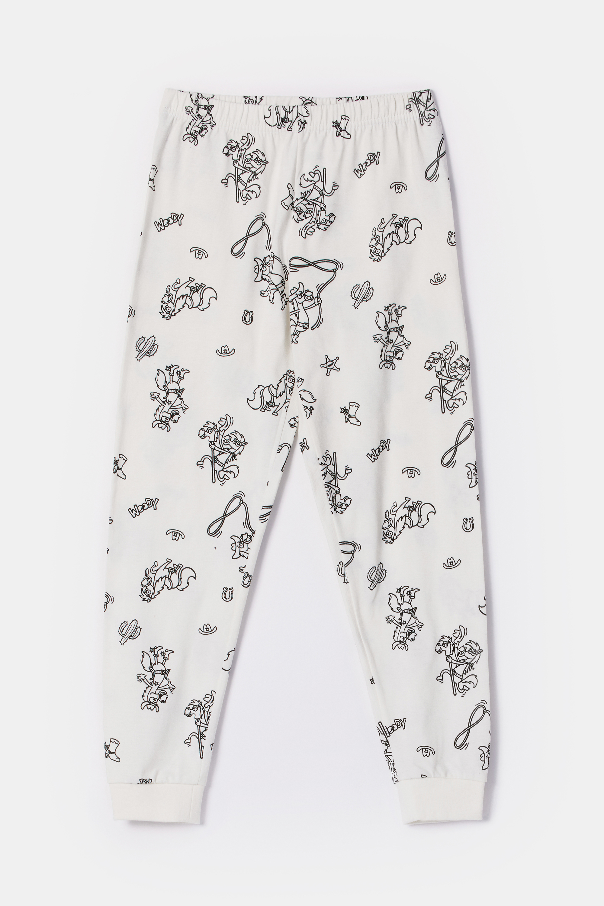 Woody | Unisex Pyjama, inkleurprint pony