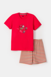 Woody | Jongens-Heren Pyjama, rood