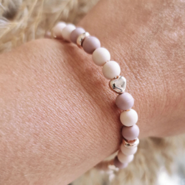 Armbandje Zacht & Oud Roze