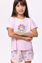 Woody | Meisjes-Dames Pyjama, lichtroze