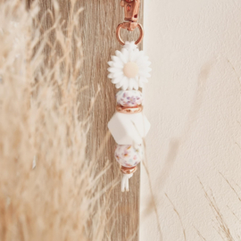 Sleutelhanger White flower