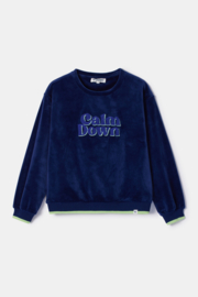 Woody | Meisjes-Dames Pyjama, donkerblauw
