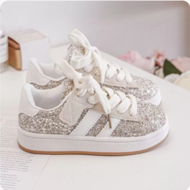 Champagne glitter basket