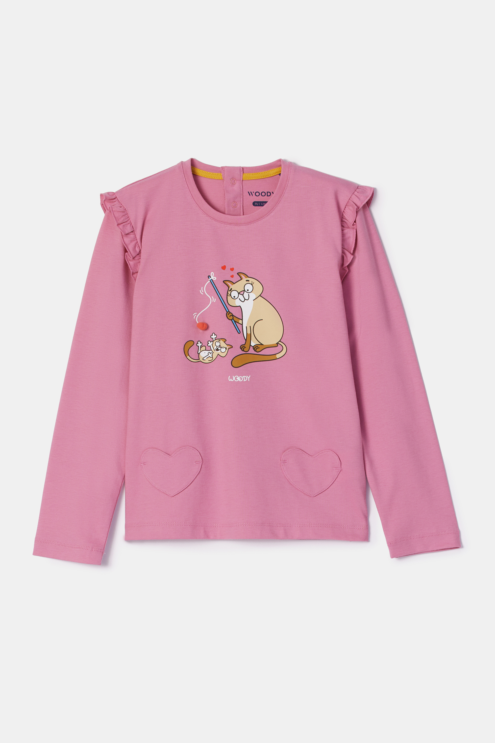 Woody | Meisjes-Dames Pyjama, roze