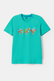Woody | Jongens-Heren Pyjama, turquoise