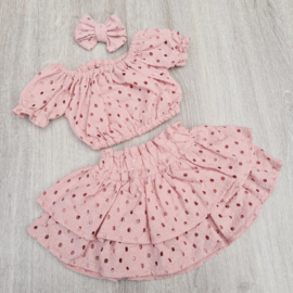 Set Crop top Pink