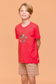 Woody | Jongens-Heren Pyjama, rood