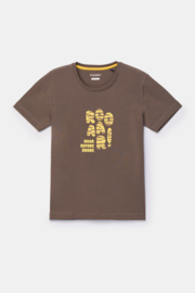 Woody | Jongens-Heren pyjama, bruin