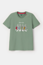 Woody | Jongens-Heren Pyjama, groen