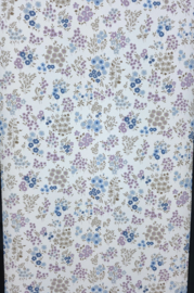 Lila blauw bloemen  behang